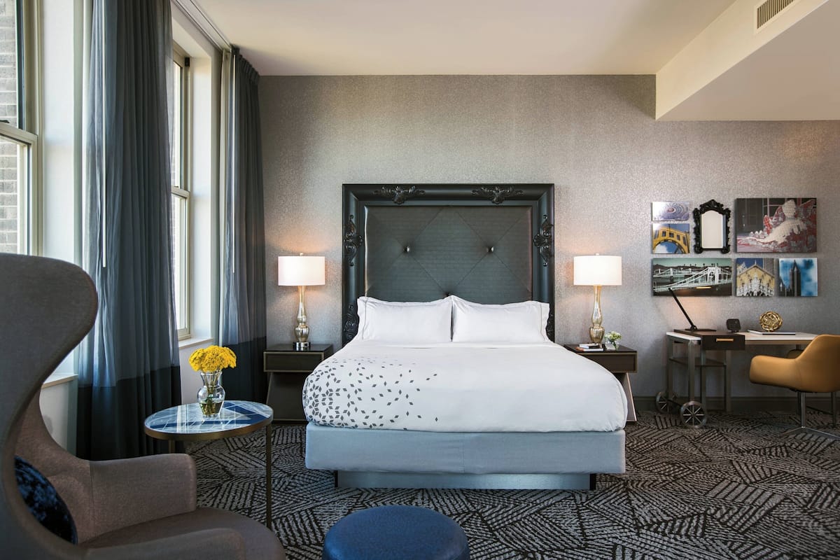 Premium bedding, down duvets, pillow-top beds, in-room safe