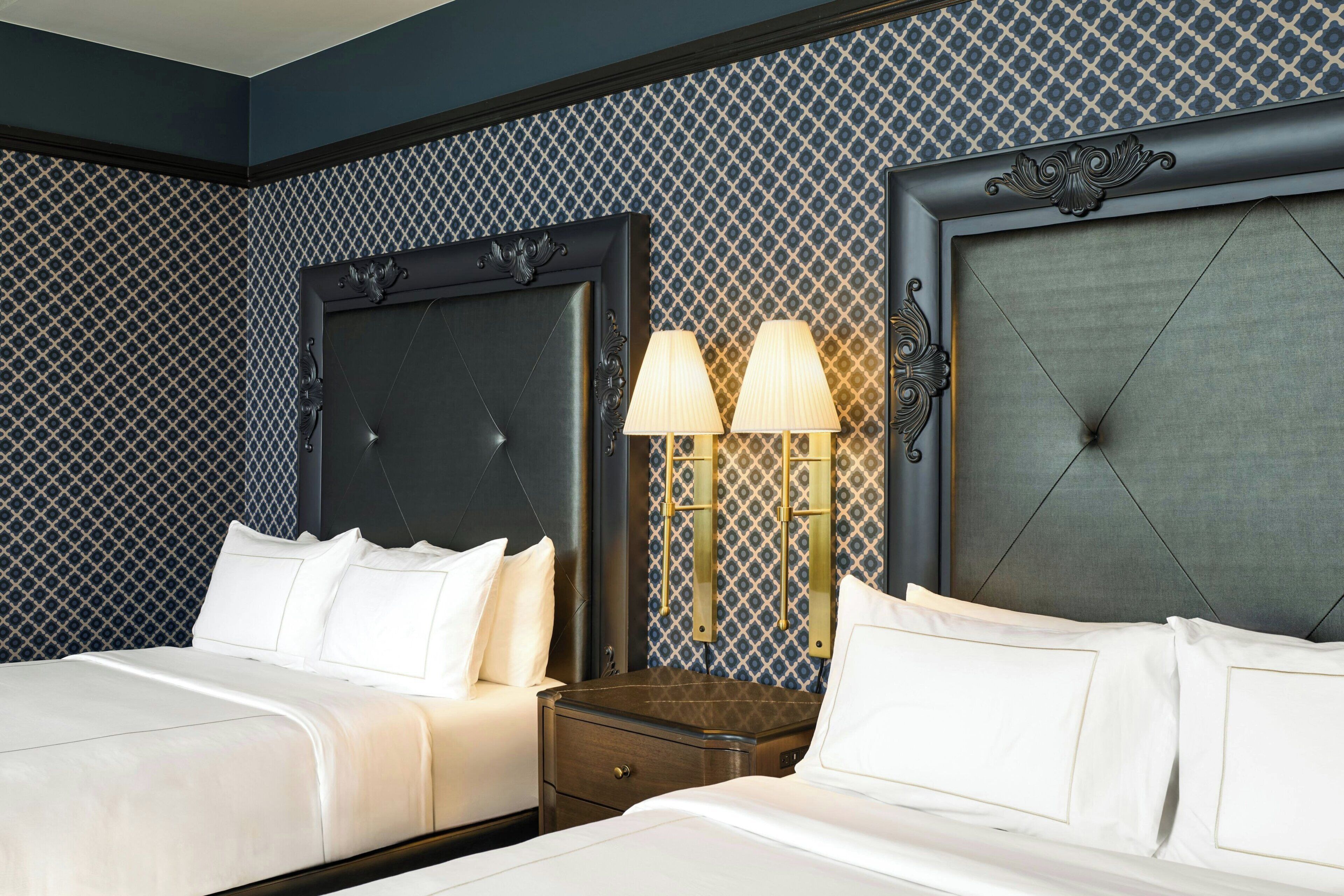 Premium bedding, down comforters, pillowtop beds, in-room safe