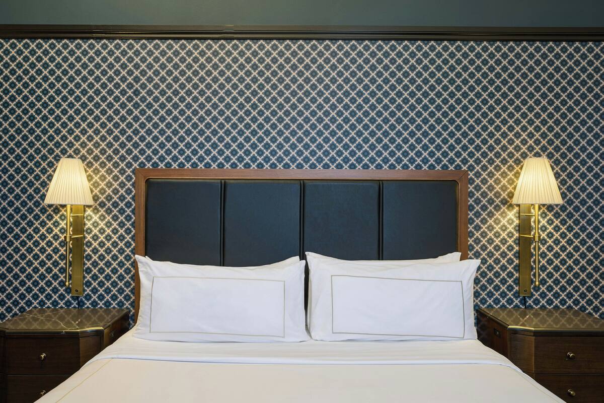 Premium bedding, down comforters, pillowtop beds, in-room safe