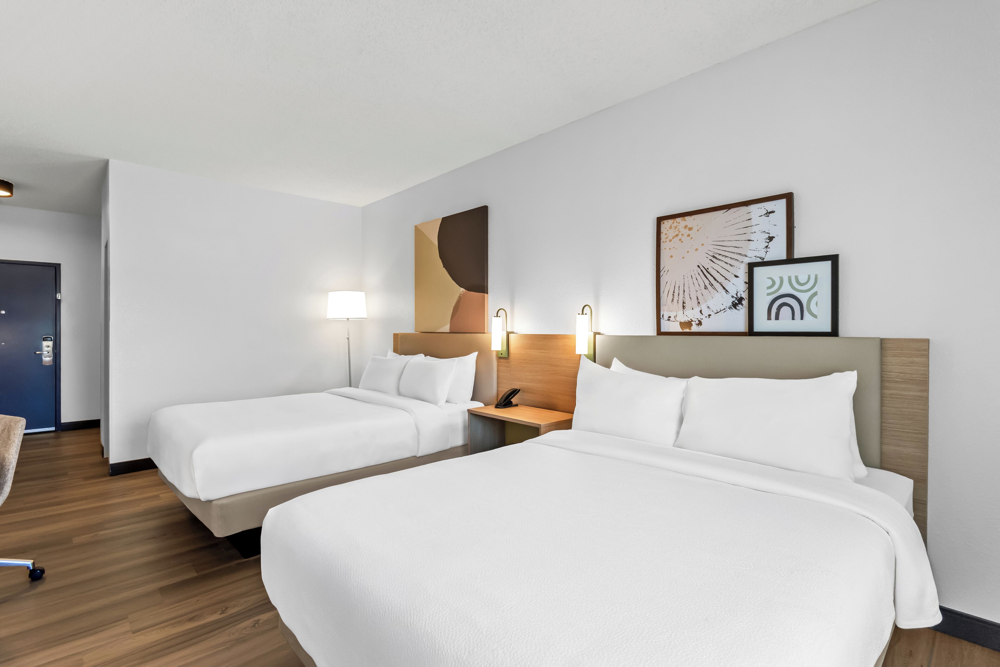 Kamer, 2 queensize bedden, toegankelijk voor mindervaliden, bad (Mobility)
