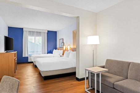 Desk, laptop workspace, iron/ironing board, free WiFi. Spark by Hilton La Grange