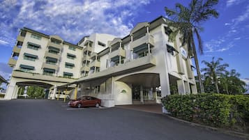 Majoituspaikan julkisivu