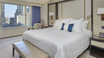 Premium bedding, down duvets, pillow-top beds, minibar