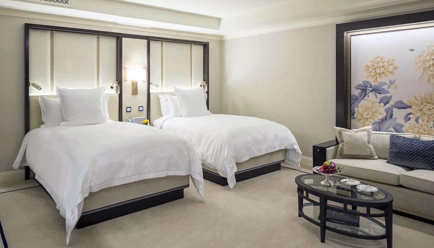 Premium bedding, down comforters, pillowtop beds, minibar