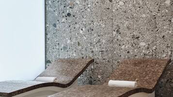 Badstue, tyrkisk bad/hamam, kroppsbehandlinger og hydroterapi