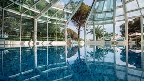 Indoor pool, open 8:00 AM to 9:00 PM, free pool cabanas, pool umbrellas