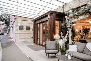 Entrée de l’hébergement