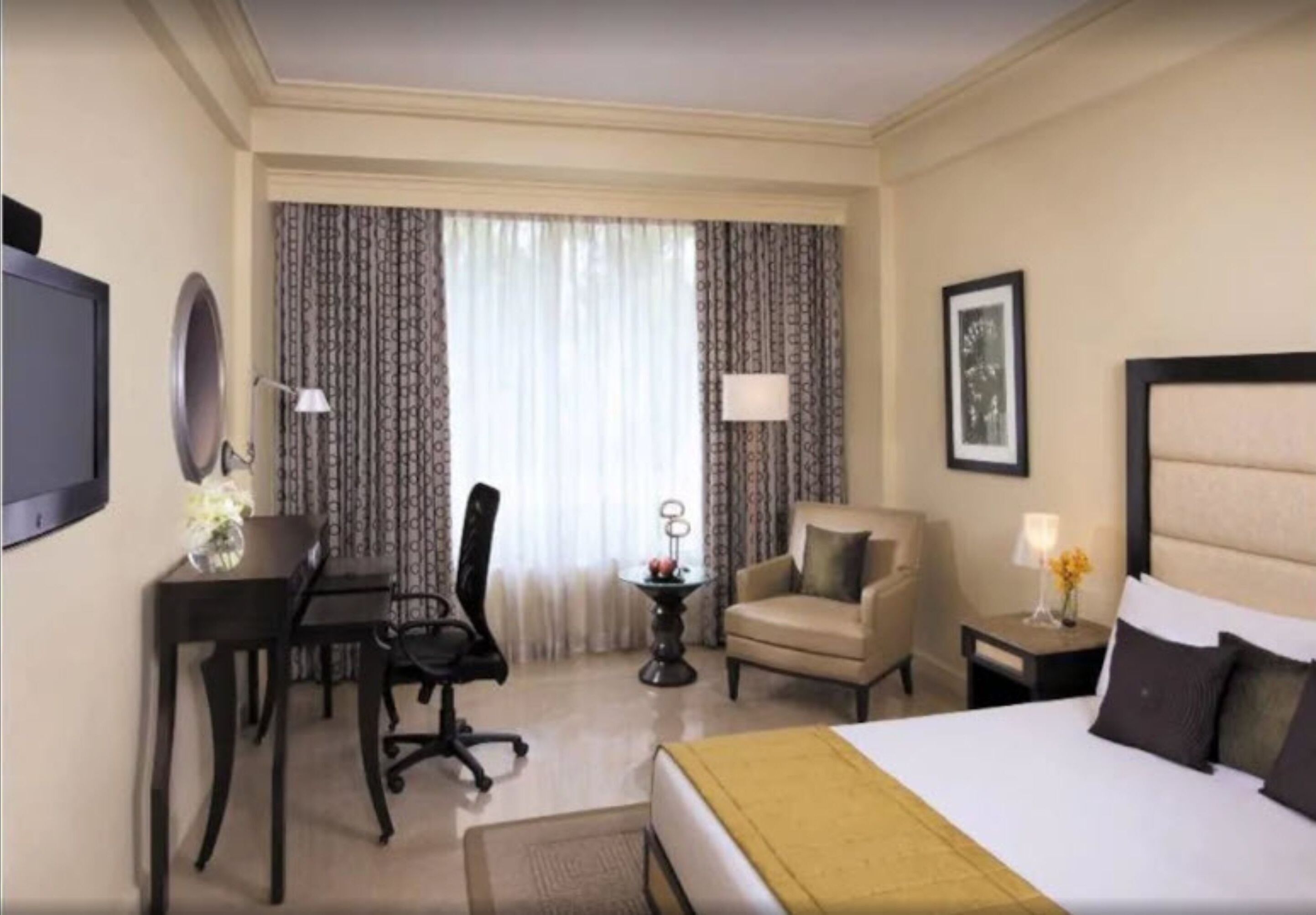 Premium bedding, memory-foam beds, minibar, in-room safe