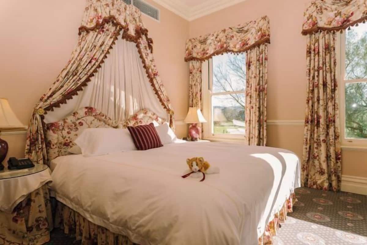 Down comforters, individually decorated, individually furnished