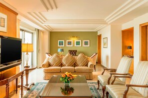 Royal Suite, 1 King Bed, City View (Balcony) | Living room | LED TV - Sheraton Amman Al Nabil Hotel (Amman)