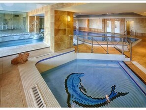 Indoor pool, outdoor pool
