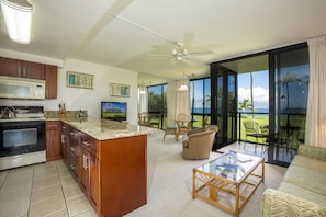 Suite, 1 Bedroom, Oceanfront | 1 bedroom, in-room safe, iron/ironing board, free WiFi