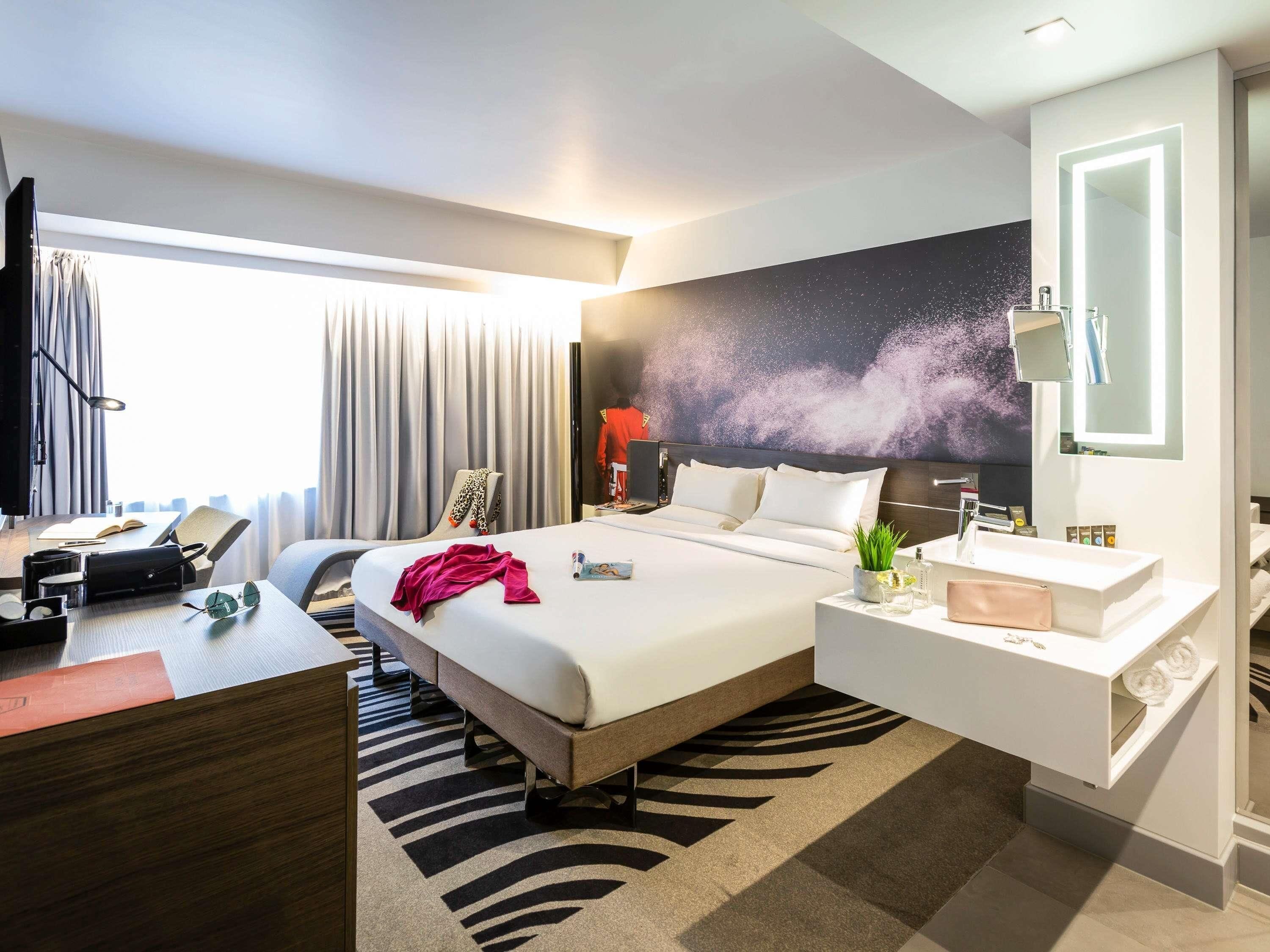 Suíte, 1 cama Queen e sofá-cama | Roupas de cama premium, cofres nos quartos, escrivaninha