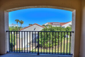 Two Story Townhouse Suite, Partial Oceanview, Jetted Tub | Balcony view