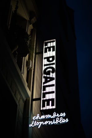 Front of property - evening/night