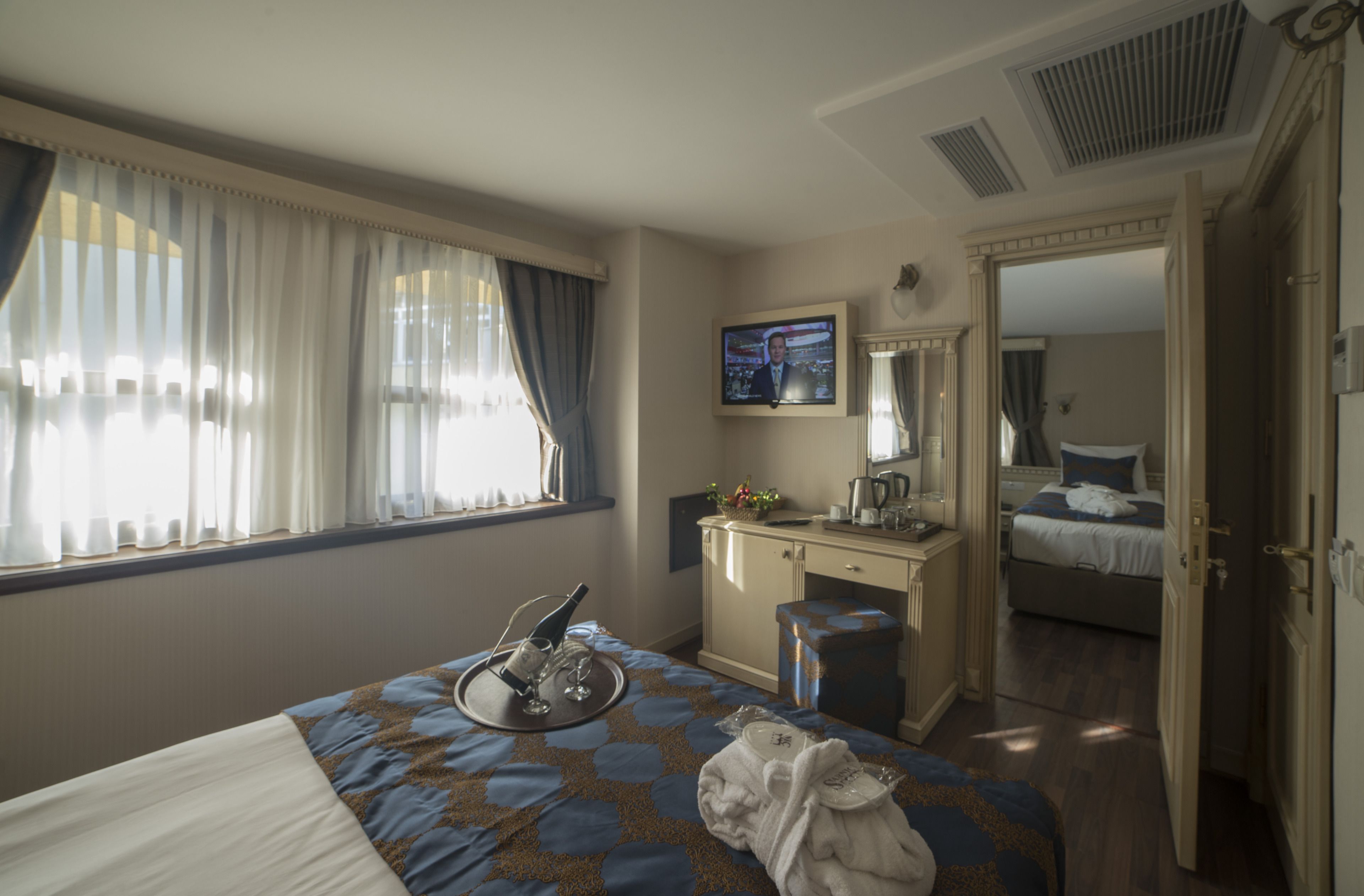 family room (with two connection rooms) | premium bedding, down duvets, select comfort beds, minibar