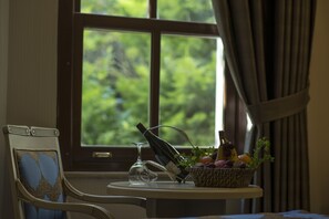 Suihku, ilmaiset hygieniatuotteet, hiustenkuivaaja, tohvelit