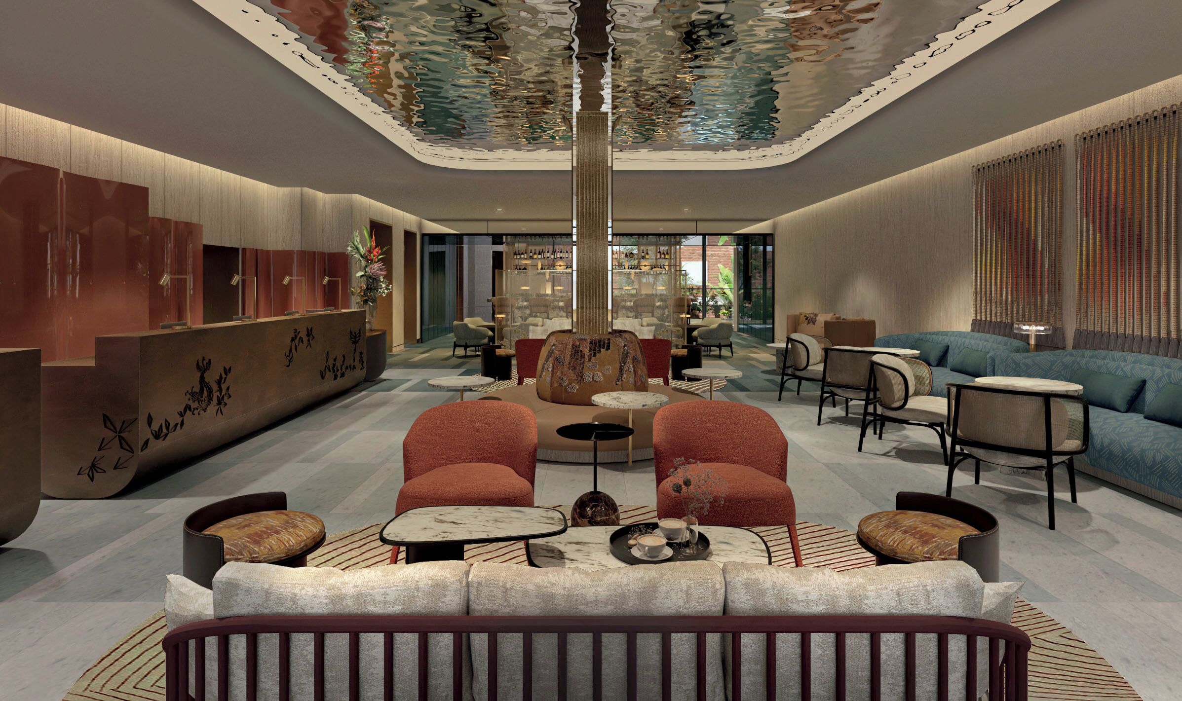 Sitzecke in der Lobby