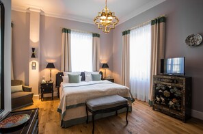 Deluxe-Doppelzimmer | Bettwäsche aus ägyptischer Baumwolle, hochwertige Bettwaren