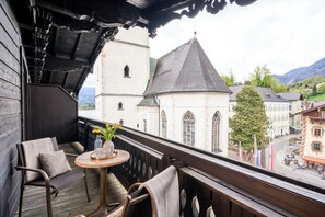 Habitación doble Deluxe, balcón (Rössl) | Terraza o patio