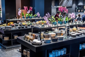 Daily buffet breakfast (DKK 245 per person)
