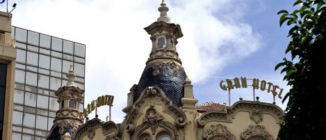 Overnatningsstedets facade