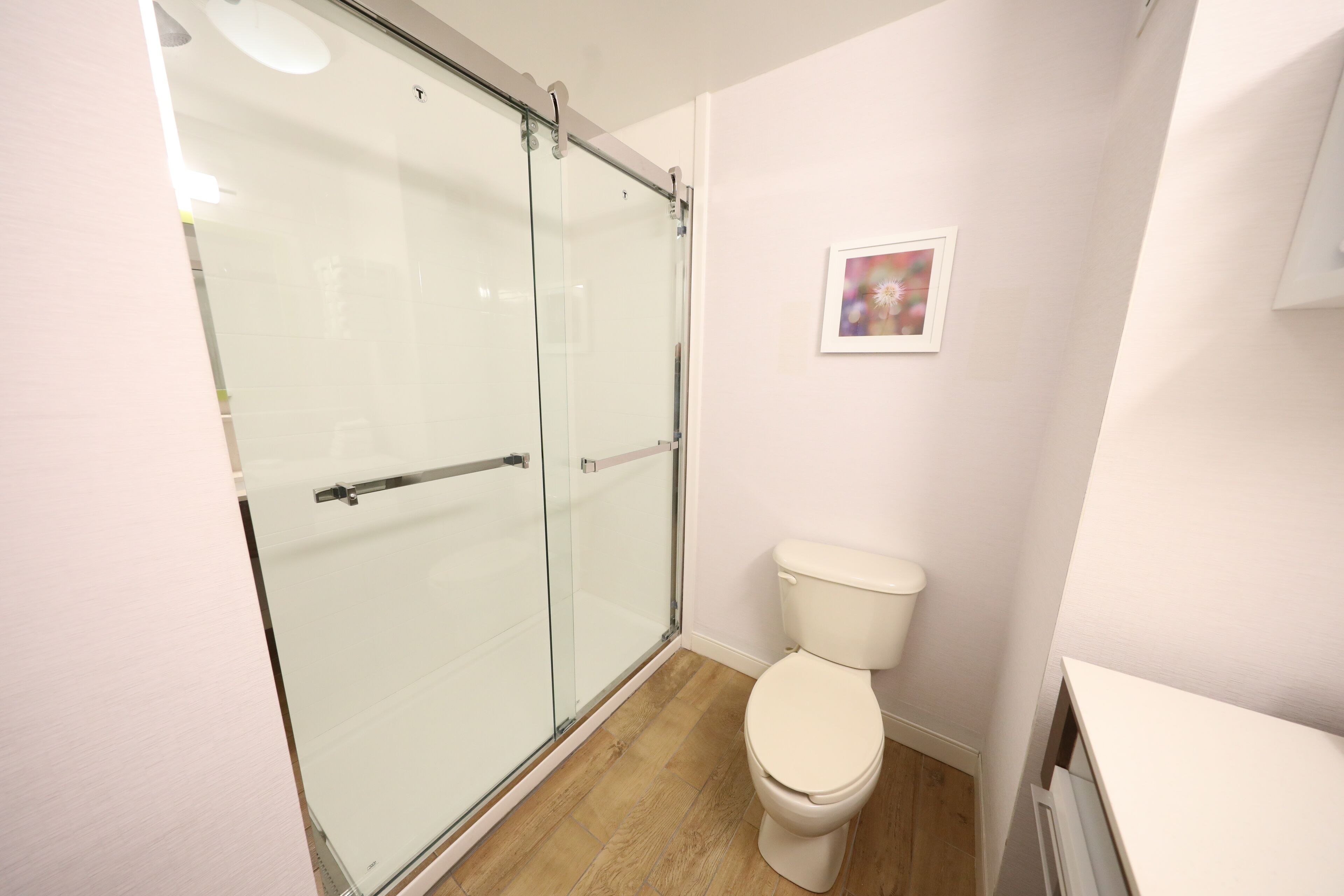 free toiletries, hair dryer, towels