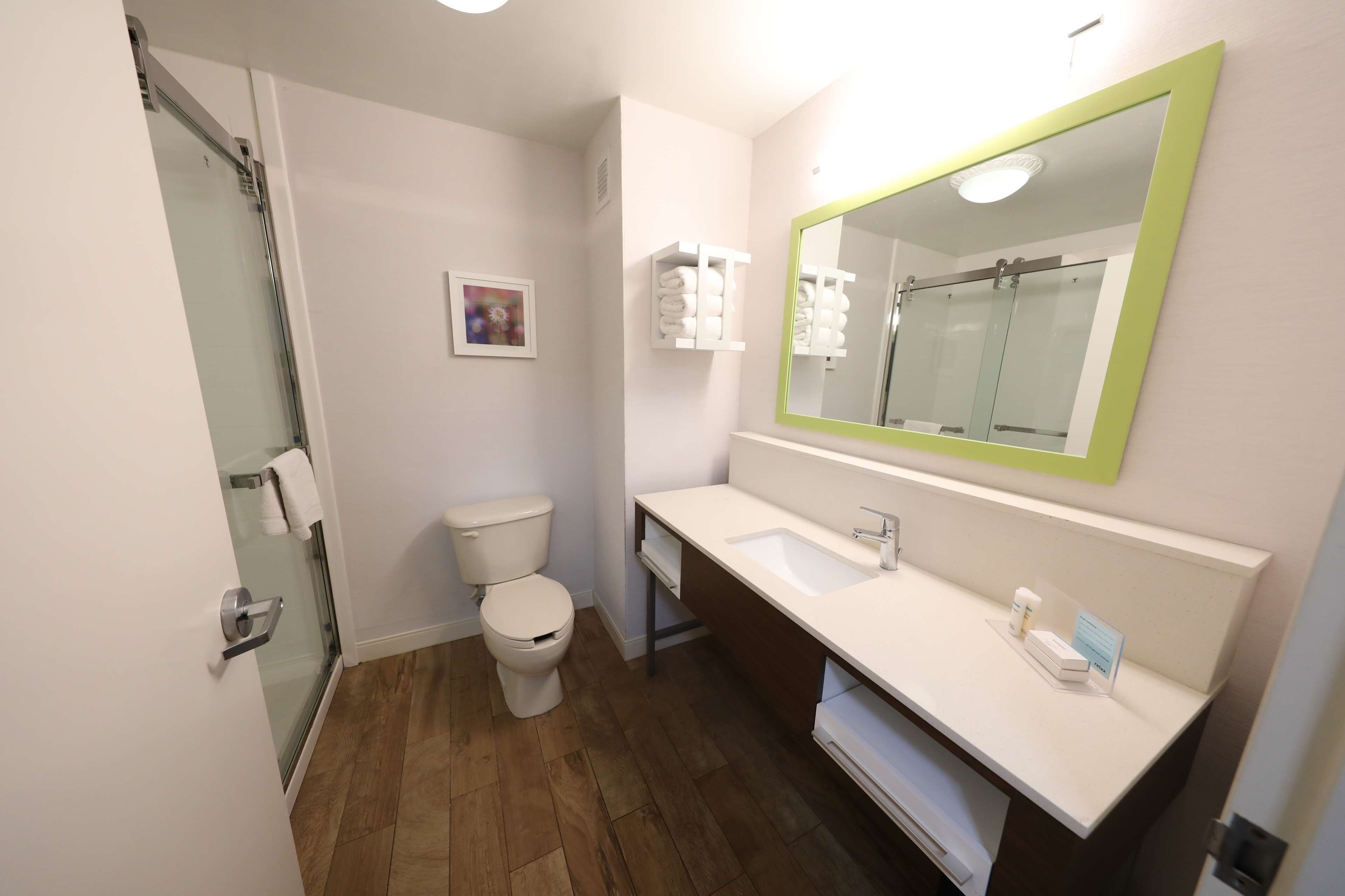 two queen beds non smoking | bathroom shower