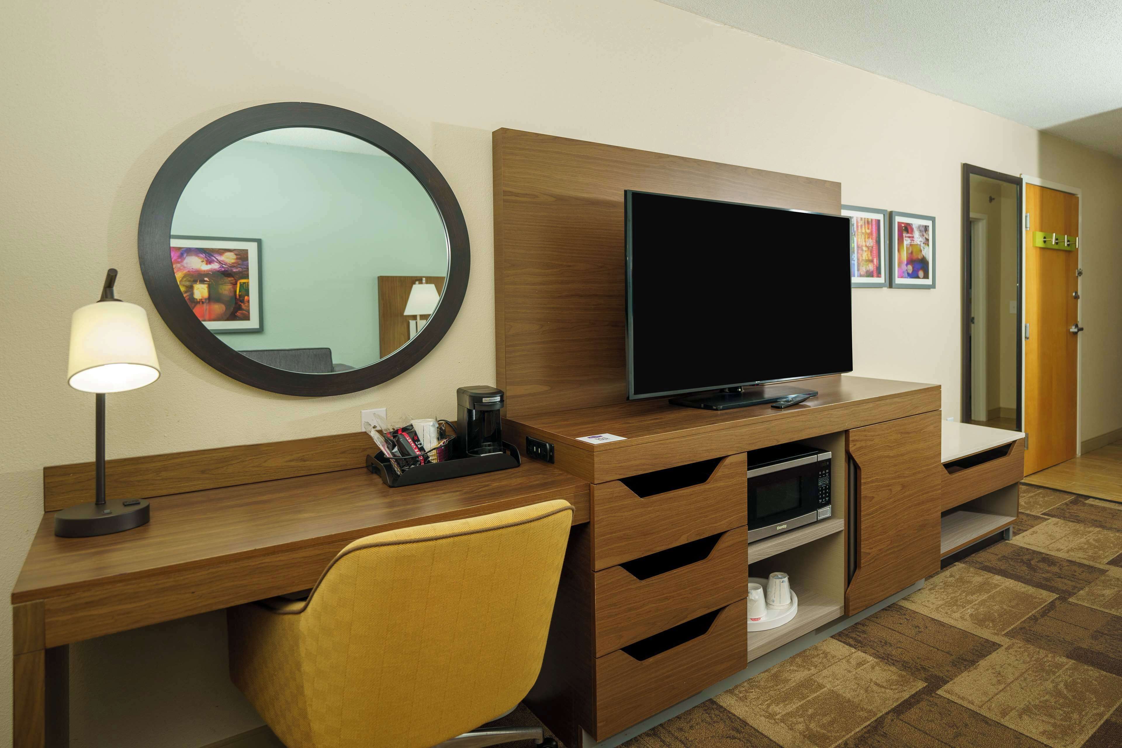 desk, laptop workspace, blackout curtains, soundproofing