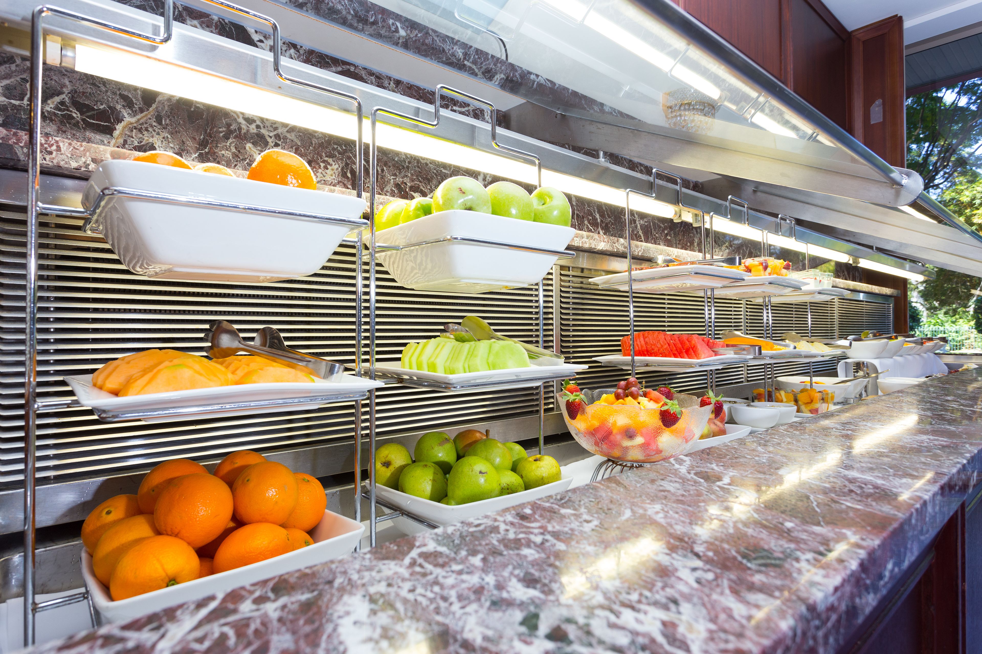 Daily buffet breakfast for a fee