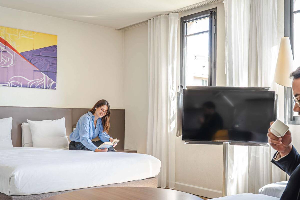 Superior Suite, Multiple Beds | Premium bedding, in-room safe, desk, blackout curtains
