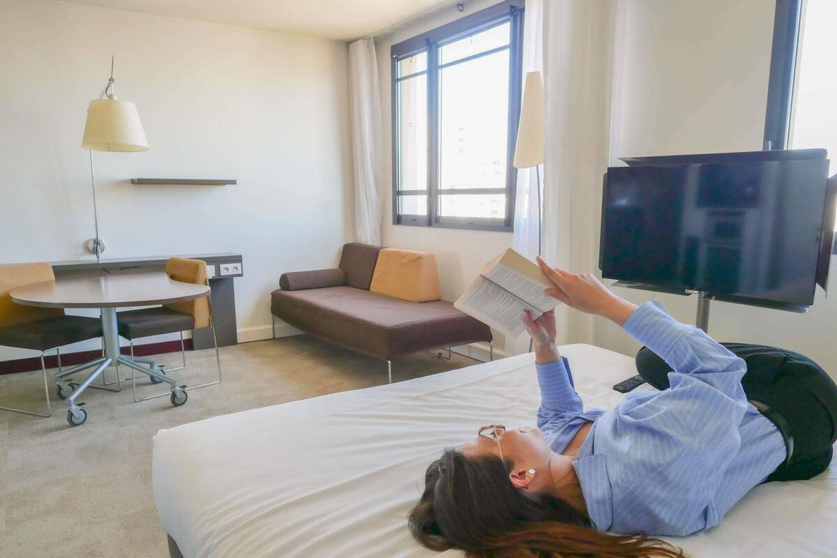 Superior Suite, Multiple Beds | Premium bedding, in-room safe, desk, blackout curtains