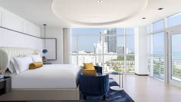 Suíte club, 1 quarto | 1 quarto, roupas de cama de algodão egípcio, roupas de cama premium