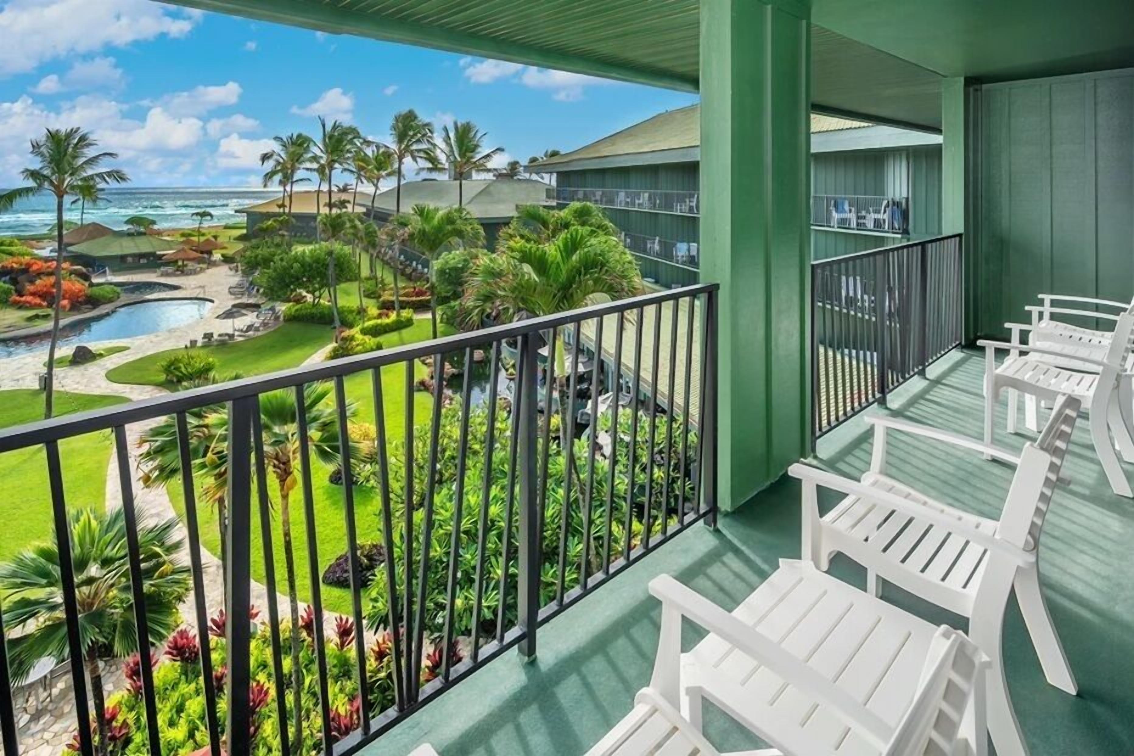 Room, 1 King Bed (Pool Ocean View) | Down comforters, in-room safe, desk, laptop workspace