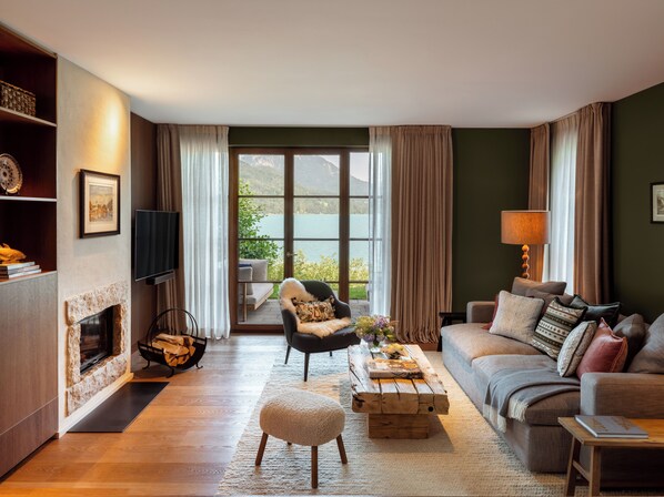 Chalet, 1 Bedroom | Living area