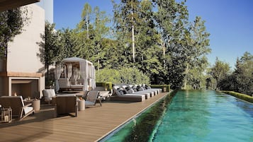 Innenpool, AuĂenpool, Cabañas (kostenlos), LiegestĂŒhle