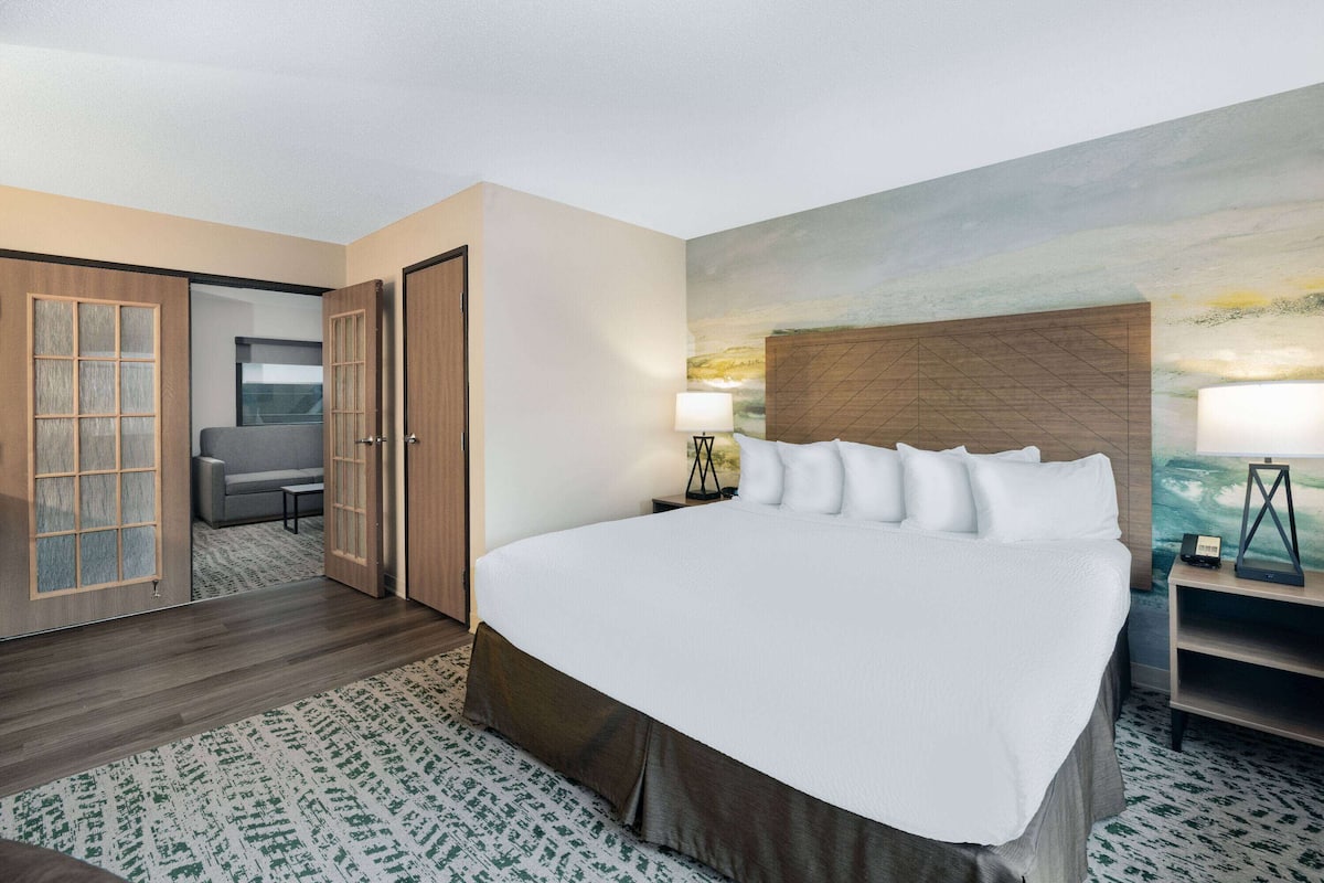 Deluxe Suite, 1 King Bed, Non Smoking (Second Floor, One Bedroom) | Desk, blackout drapes, iron/ironing board, rollaway beds