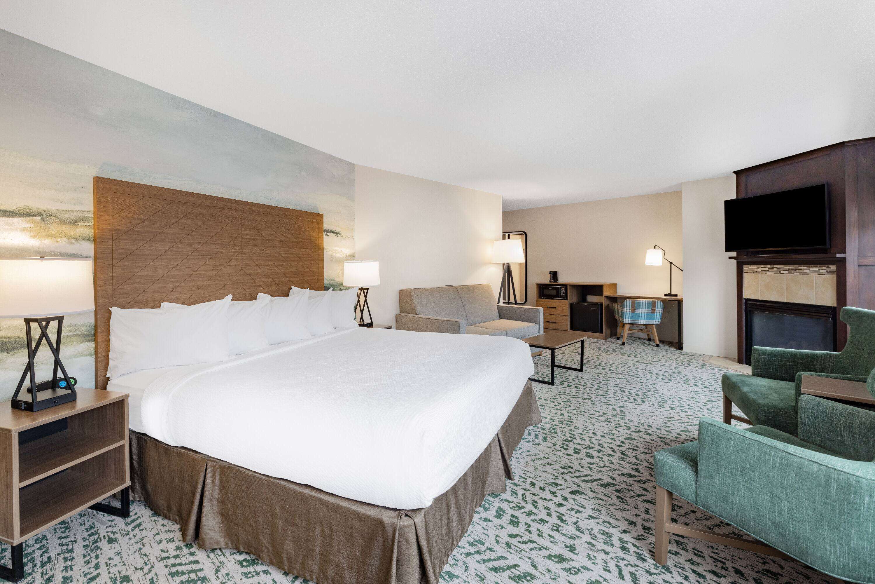 suite, 1 king bed, non smoking | desk, blackout curtains, iron/ironing board, rollaway beds