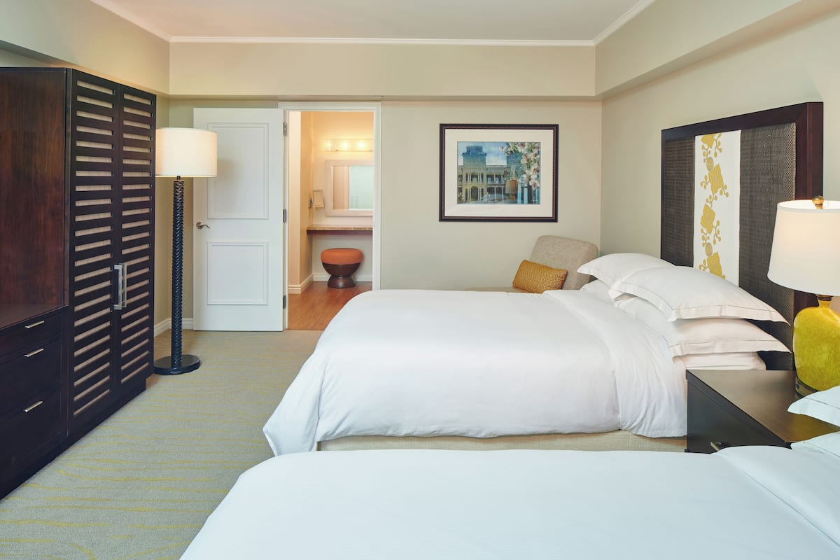 Premium bedding, pillow-top beds, in-room safe, blackout curtains
