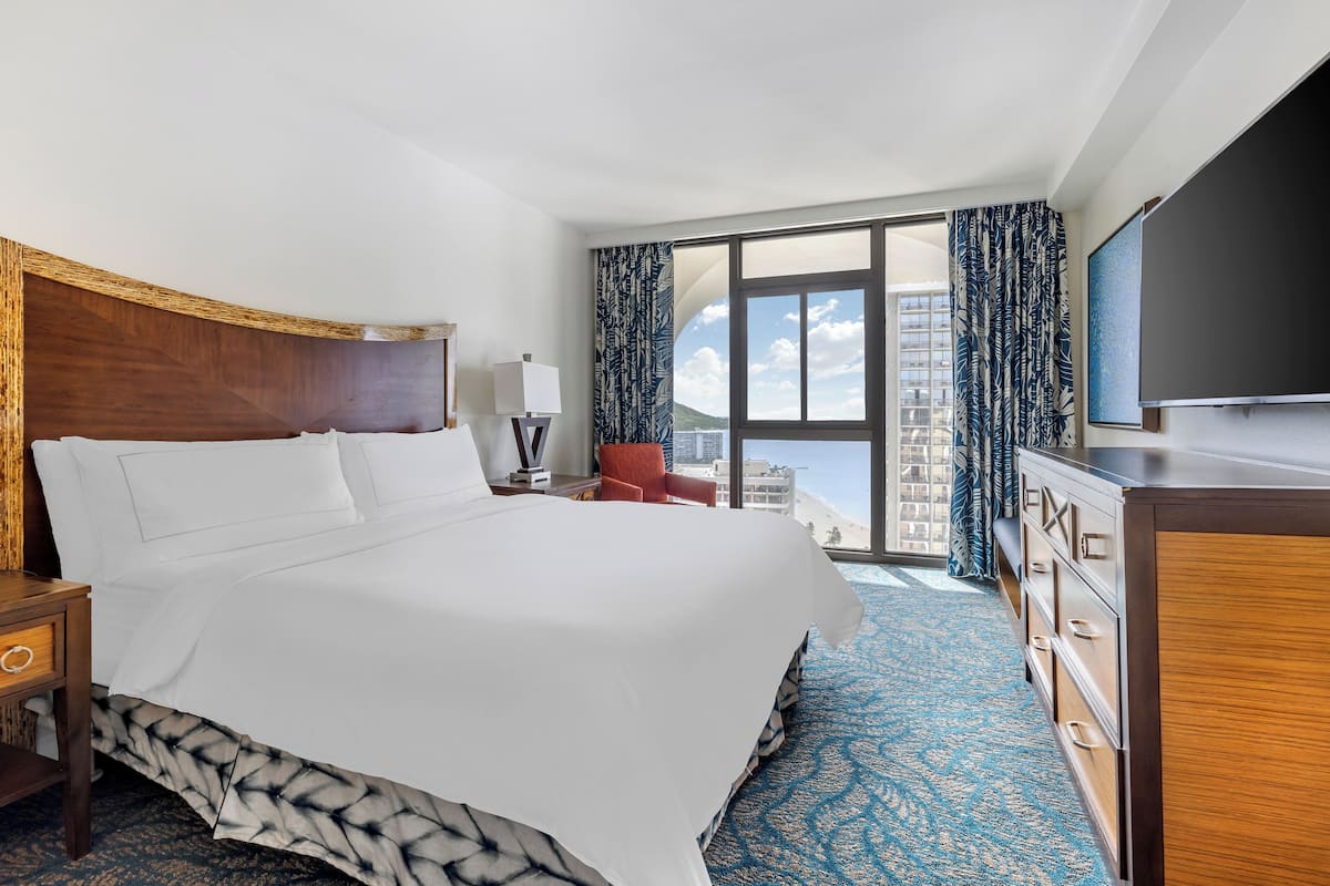 Premium bedding, pillow-top beds, in-room safe, blackout curtains