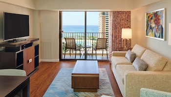KALIA TOWER 1 BDRM OCEAN VW KING SUITE SFABD | View from room at Hilton Grand Vacations Club at Hilton Hawaiian Village