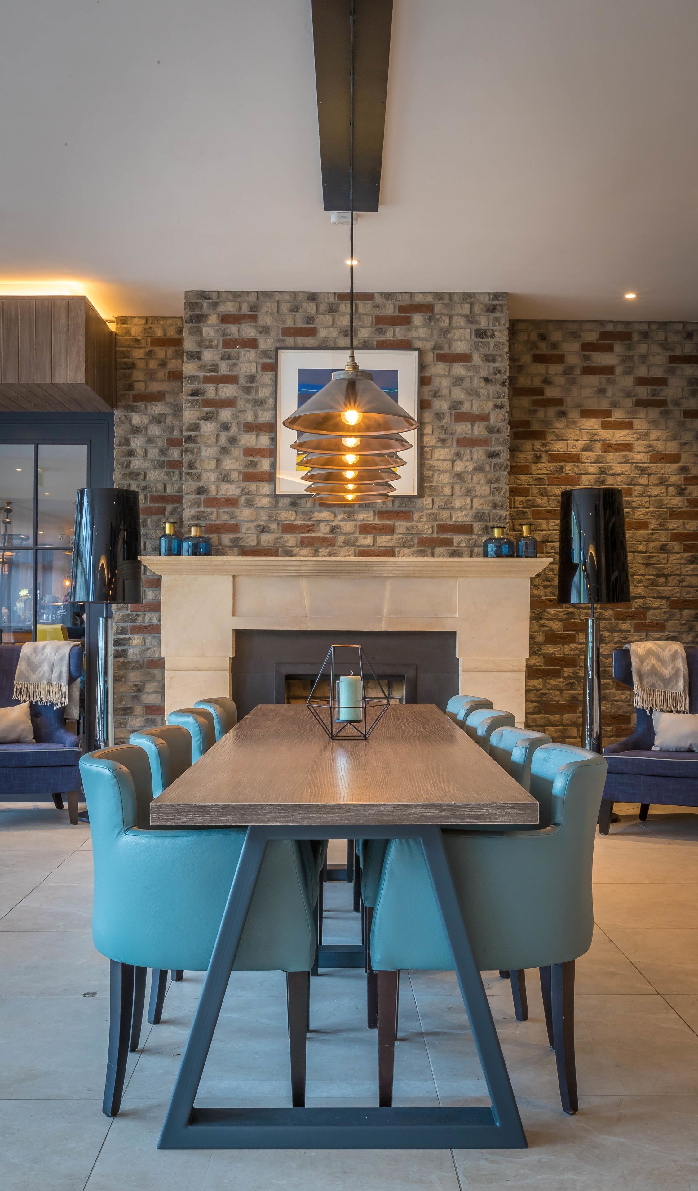 Sala de estar en el lobby