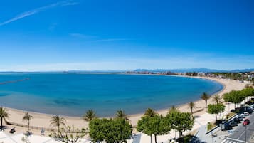 Vista a la playa o el mar