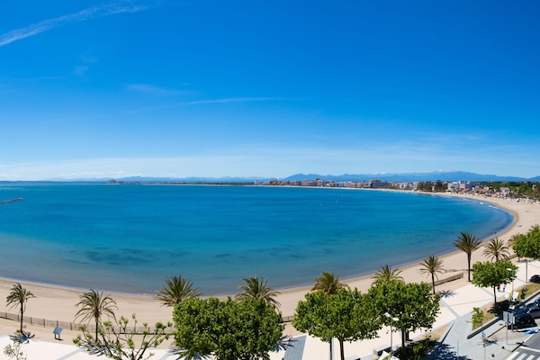 Vue sur la plage/lâocĂ©an
