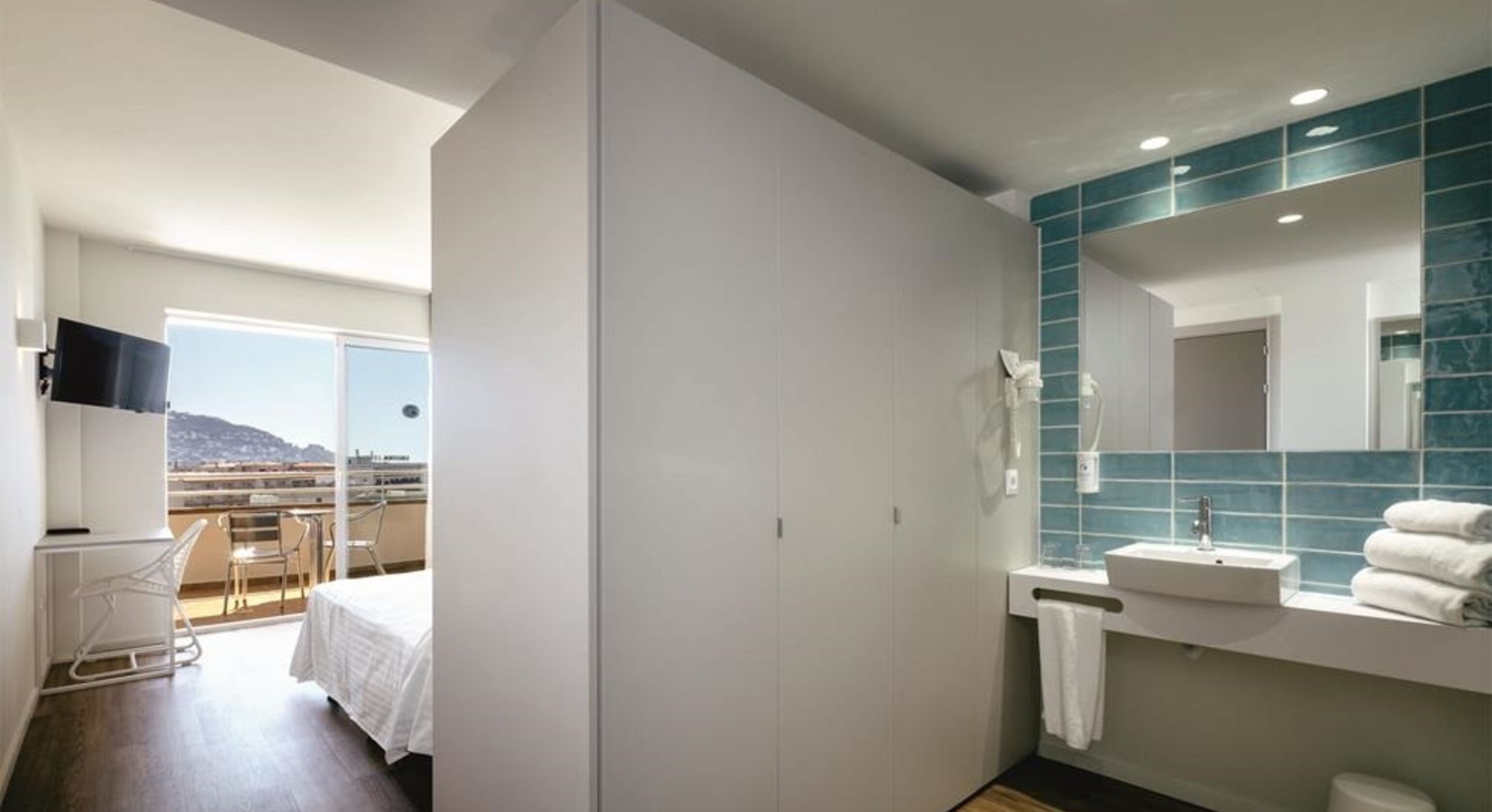 Bathroom | Shower, free toiletries, hair dryer, towels