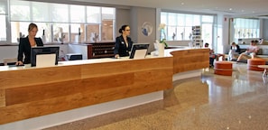Check-in/check-out kiosk