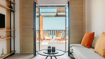 One Bedroom Serenity Sea Front suite | 1 habitación y ropa de cama hipoalergénica