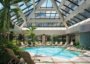 Indoor pool, 2 outdoor pools, open 7:00 AM to 9:30 PM, pool umbrellas