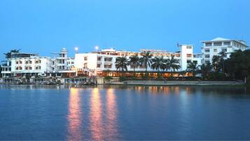 Blick von der Unterkunft