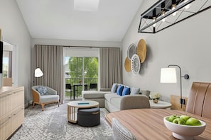 Televisi layar datar 32-inci dengan saluran TV kabel, TV, dan buku